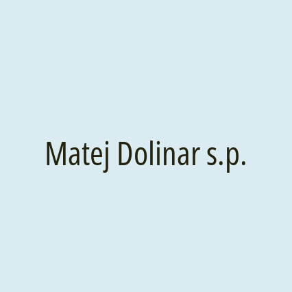 Matej Dolinar s.p. - Logotip