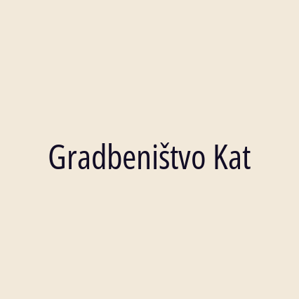 Gradbeništvo Kat