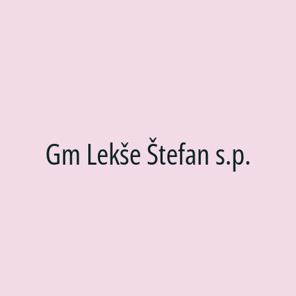 Gm Lekše Štefan s.p.