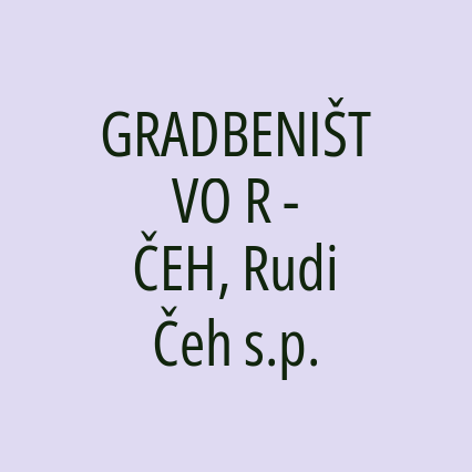 GRADBENIŠTVO R - ČEH, Rudi Čeh s.p. - Logotip