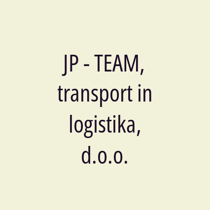 JP - TEAM, transport in logistika, d.o.o. - Logotip