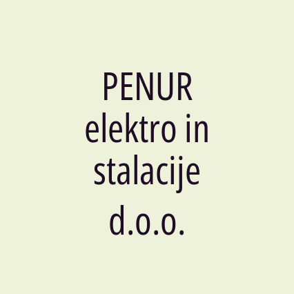 PENUR elektro instalacije d.o.o.