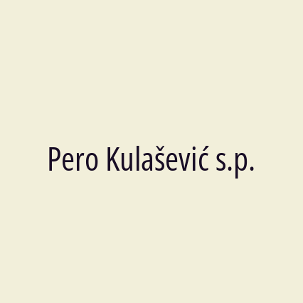 Pero Kulašević s.p.