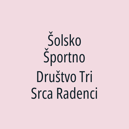 Šolsko Športno Društvo Tri Srca Radenci - Logotip