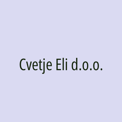 Cvetje Eli d.o.o. - Logotip