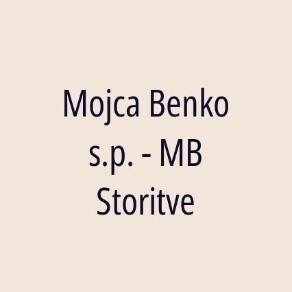 Mojca Benko s.p. - MB Storitve - Logotip