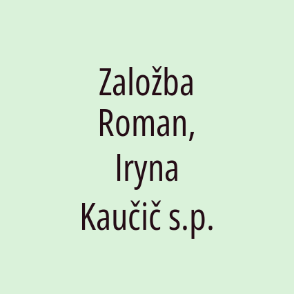 Založba Roman, Iryna Kaučič s.p.