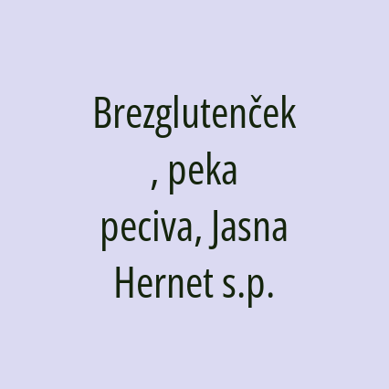 Brezglutenček, peka peciva, Jasna Hernet s.p. - Logotip