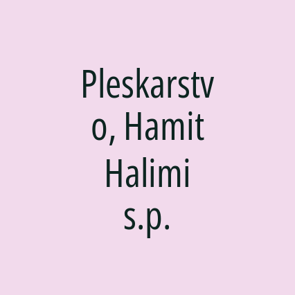 Pleskarstvo, Hamit Halimi s.p.