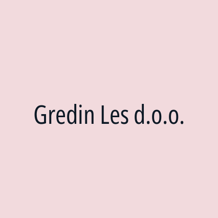 Gredin Les d.o.o.