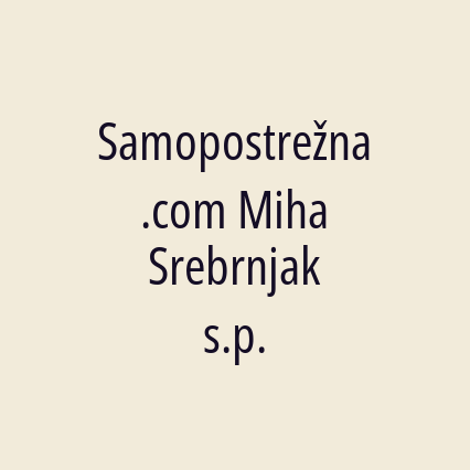 Samopostrežna.com Miha Srebrnjak s.p. - Logotip