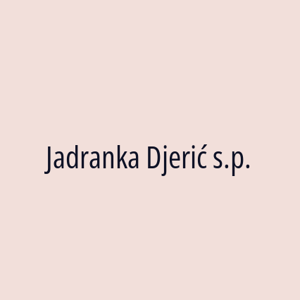 Jadranka Djerić s.p.