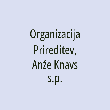 Organizacija Prireditev, Anže Knavs s.p. - Logotip