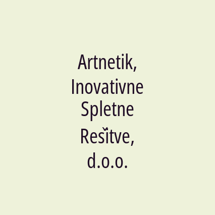 Artnetik, Inovativne Spletne Rešitve, d.o.o. - Logotip