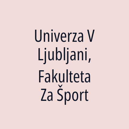 Univerza V Ljubljani, Fakulteta Za Šport - Logotip