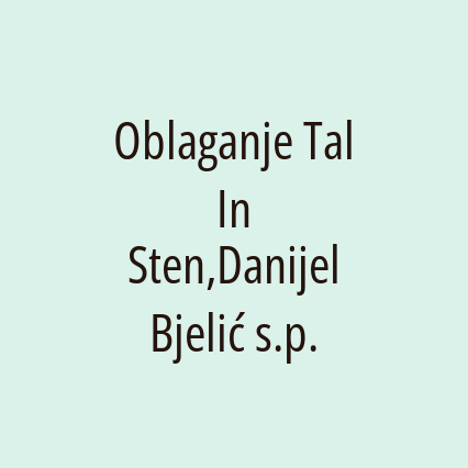 Oblaganje Tal In Sten,Danijel Bjelić s.p. - Logotip