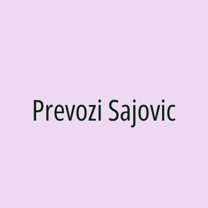 Prevozi Sajovic