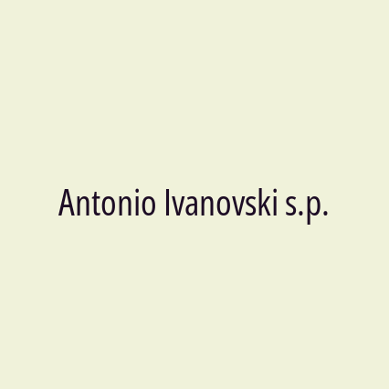 Antonio Ivanovski s.p.