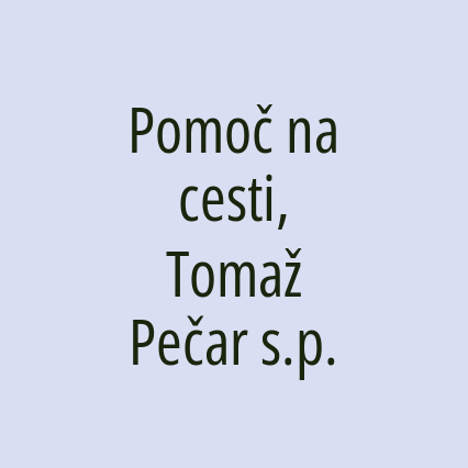 Pomoč na cesti, Tomaž Pečar s.p.