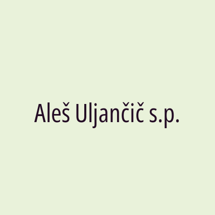 Aleš Uljančič s.p.