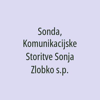 Sonda, Komunikacijske Storitve Sonja Zlobko s.p.