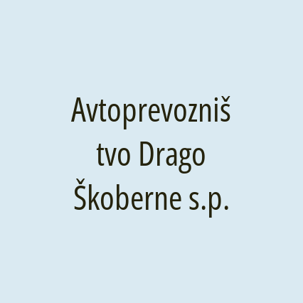 Avtoprevozništvo Drago Škoberne s.p.