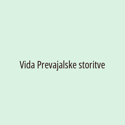 Vida Prevajalske storitve - Logotip