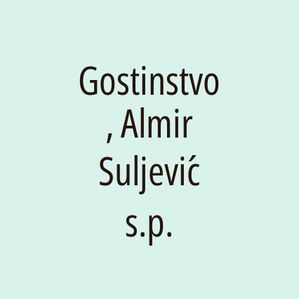 Gostinstvo, Almir Suljević s.p.