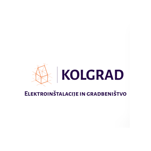 Kolgrad elektroinštalacije in gradbeništvo - Logotip