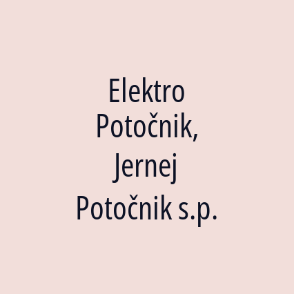 Elektro Potočnik, Jernej Potočnik s.p. - Logotip