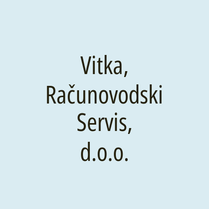 Vitka, Računovodski Servis, d.o.o.