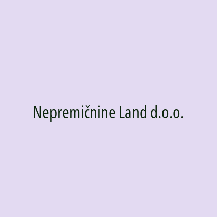 Nepremičnine Land d.o.o.