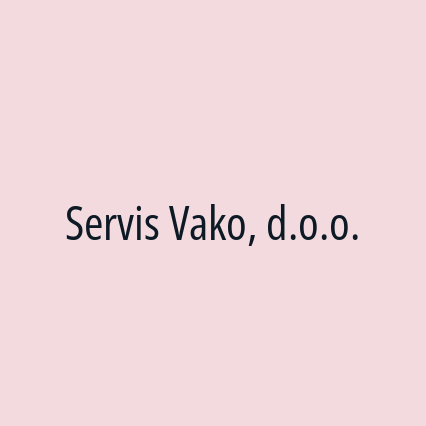 Servis Vako, d.o.o. - Logotip