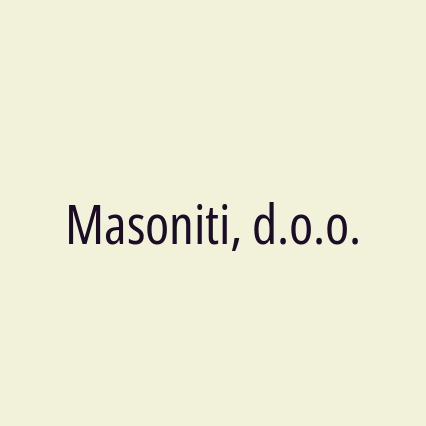 Masoniti, d.o.o. - Logotip