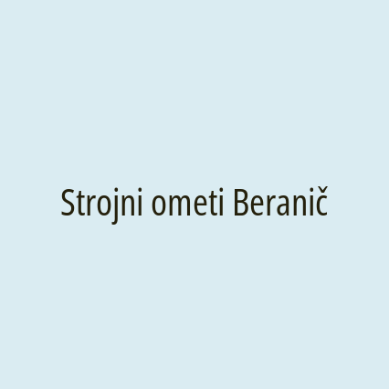 Strojni ometi Beranič - Logotip