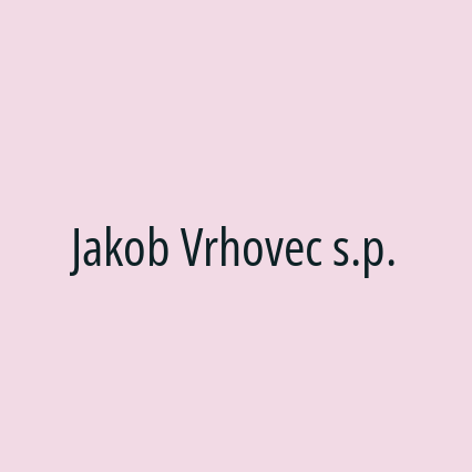 Jakob Vrhovec s.p. - Logotip