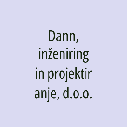 Dann, inženiring in projektiranje, d.o.o.