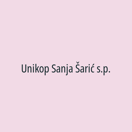 Unikop Sanja Šarić s.p.