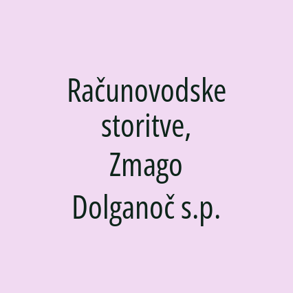 Računovodske storitve, Zmago Dolganoč s.p. - Logotip