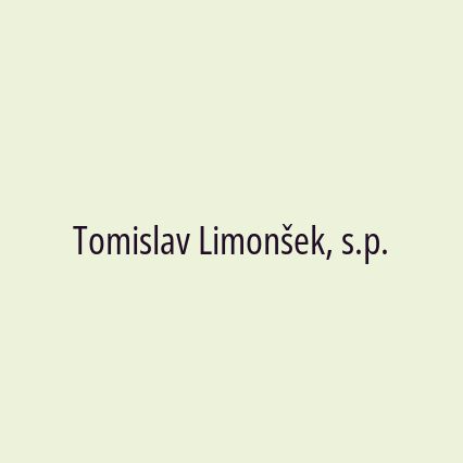 Tomislav Limonšek, s.p.