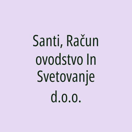 Santi, Računovodstvo In Svetovanje d.o.o.