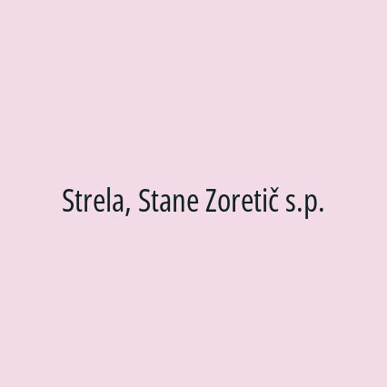 Strela, Stane Zoretič s.p. - Logotip