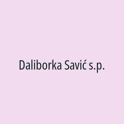 Daliborka Savić s.p.