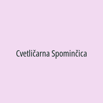 Cvetličarna Spominčica - Logotip