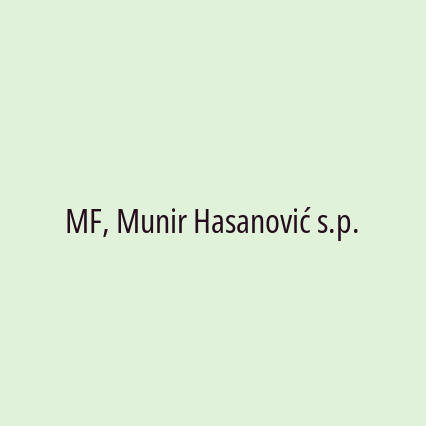 MF, Munir Hasanović s.p. - Logotip