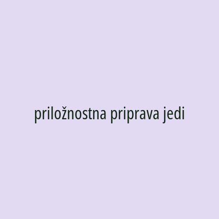 priložnostna priprava jedi