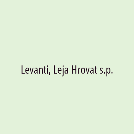 Levanti, Leja Hrovat s.p. - Logotip