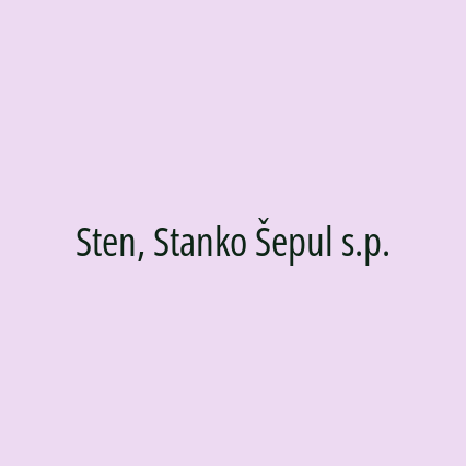 Sten, Stanko Šepul s.p. - Logotip