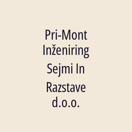 Pri-Mont Inženiring Sejmi In Razstave d.o.o. - Logotip