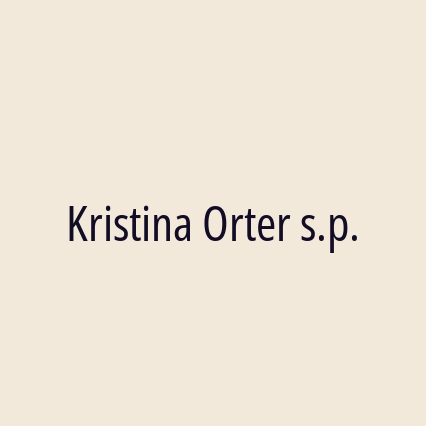 Kristina Orter s.p. - Logotip